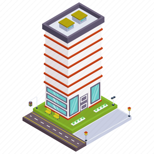 Flats, apartments, accommodation, skyscraper, building icon - Download on Iconfinder