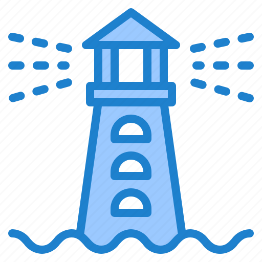 Lighthouse, tower, beacon, navigation, building icon - Download on Iconfinder