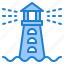 lighthouse, tower, beacon, navigation, building 