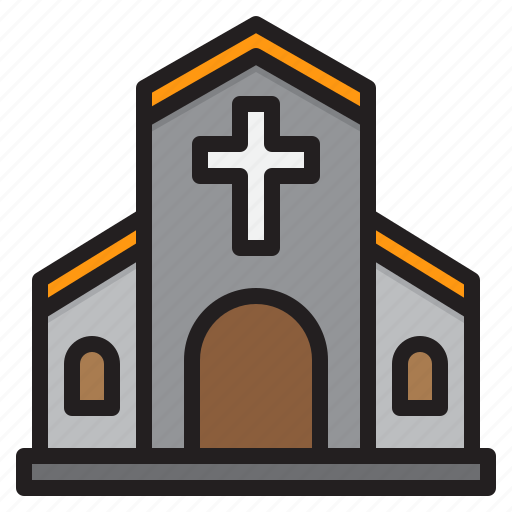 Church, cross, christian, building, religion icon - Download on Iconfinder