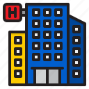 hotel, apartment, tower, residence, building