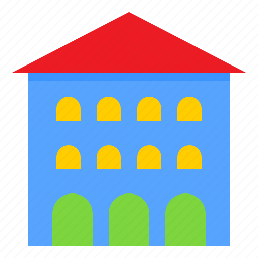 Building, home, house, real, estate, residence icon - Download on Iconfinder