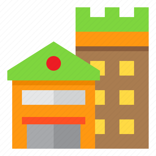 City, apartment, condominium, residence, building icon - Download on Iconfinder