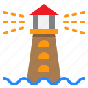 lighthouse, tower, beacon, navigation, building