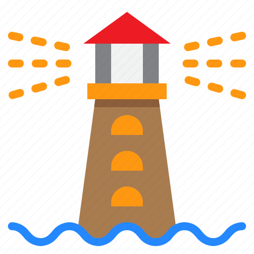 Lighthouse, tower, beacon, navigation, building icon - Download on Iconfinder