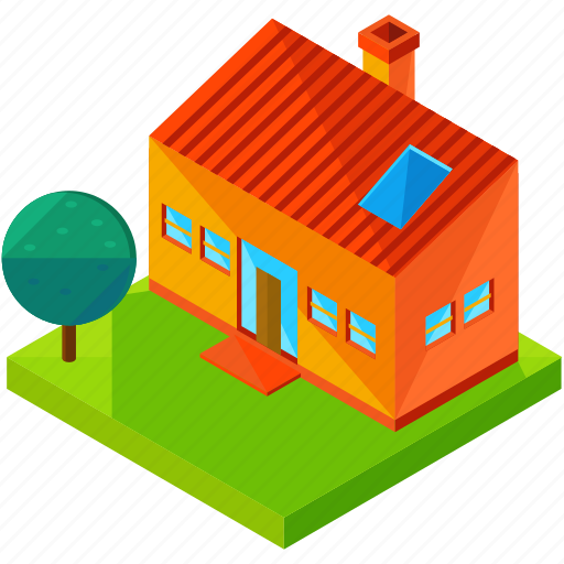 Architecture, building, estate, home, house, modern, tree icon - Download on Iconfinder
