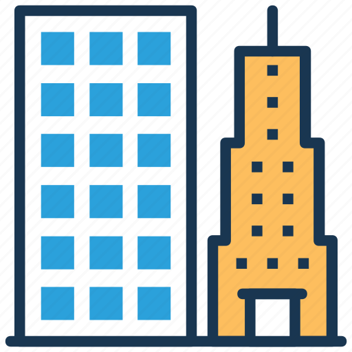 Apartments, building exterior, building facade, city building, real estate icon - Download on Iconfinder