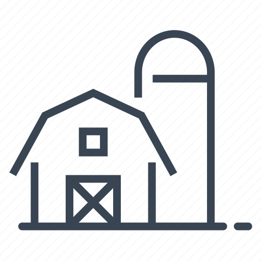 Farm, farmhouse, silo, barn icon - Download on Iconfinder
