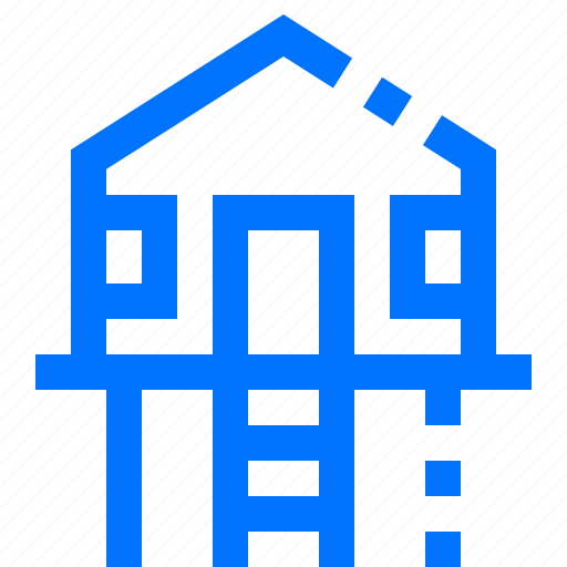 Buildings, cabin, estate, front, home, real icon - Download on Iconfinder
