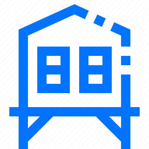 Buildings, cabin, estate, front, home, real icon - Download on Iconfinder