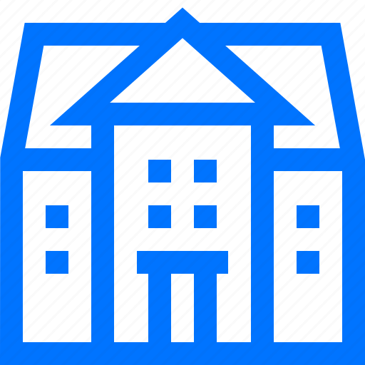 Buildings, estate, front, home, house, mansion, real icon - Download on Iconfinder