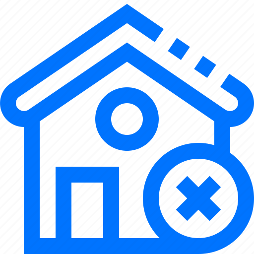 Buildings, cancel, clear, estate, house, real, remove icon - Download on Iconfinder