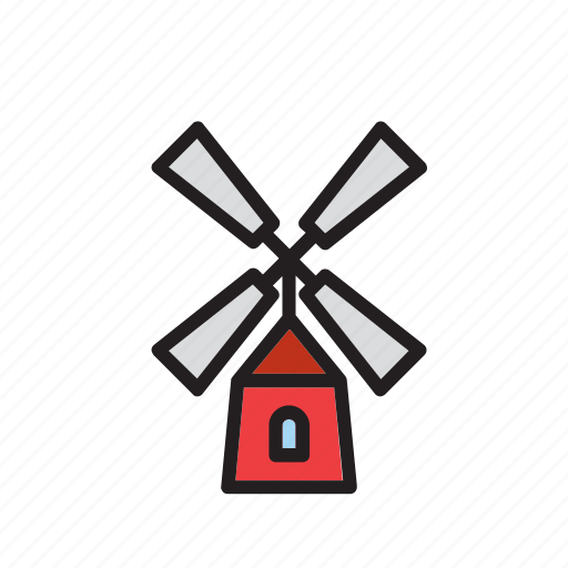 Architecture, building, construction, windmill icon - Download on Iconfinder