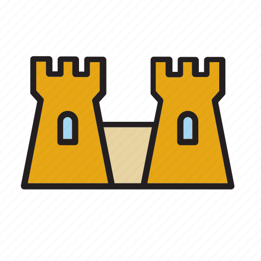 Architecture, building, construction, castle, tower icon - Download on Iconfinder