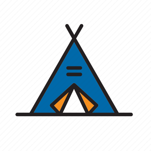 Architecture, building, construction, tent, wigwam icon - Download on Iconfinder