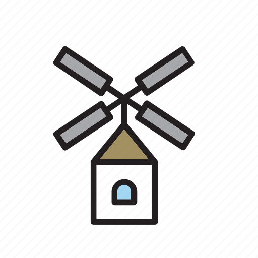 Architecture, building, construction, windmill icon - Download on Iconfinder