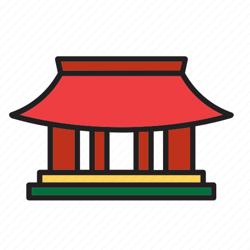 China, chinese, temple, forbidden city, landmark, monument, palacae icon - Download on Iconfinder