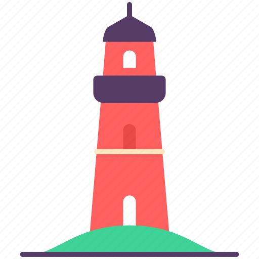 Beacon, building, construction, hill, light, lighthouse, vision icon - Download on Iconfinder