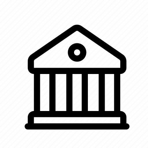 Bank, building, community, courthouse, hall, library, museum icon - Download on Iconfinder