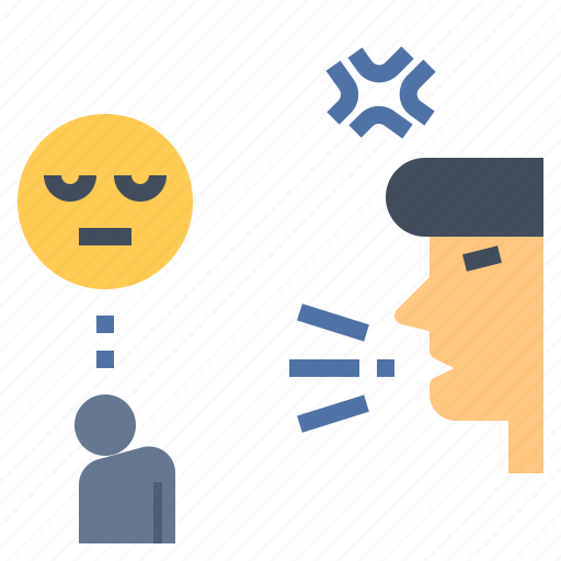 Abuse, angry, blame, curse, moody icon - Download on Iconfinder