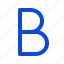 alphabet, letter, b 