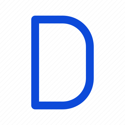 Alphabet, letter, d icon - Download on Iconfinder