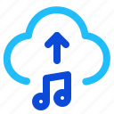 cloud, music, upload