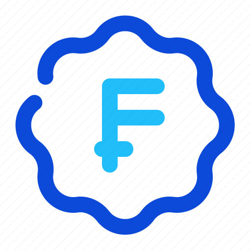 Frank, badge, currency icon - Download on Iconfinder