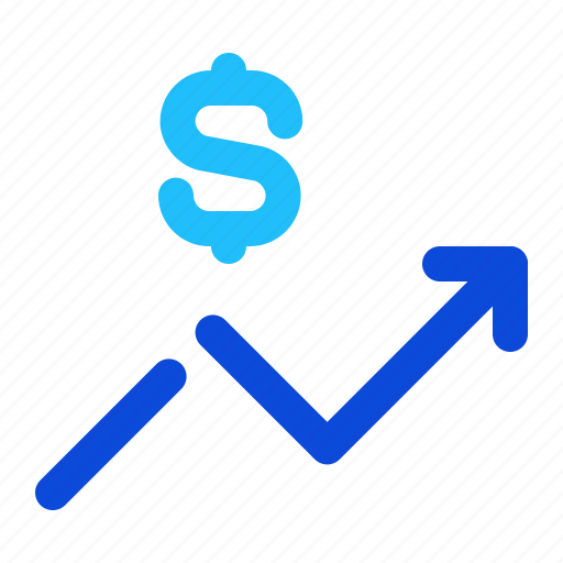 Growth, currency, money, rate, dollar icon - Download on Iconfinder