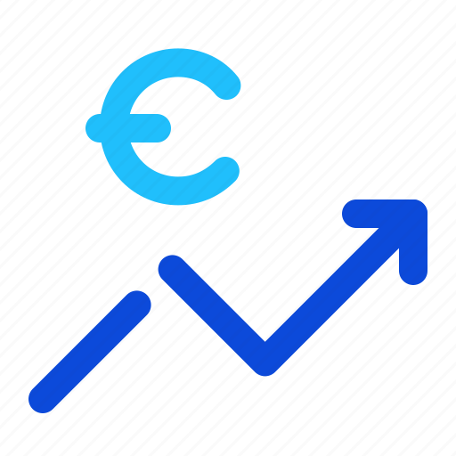 Growth, currency, money, rate, euro icon - Download on Iconfinder