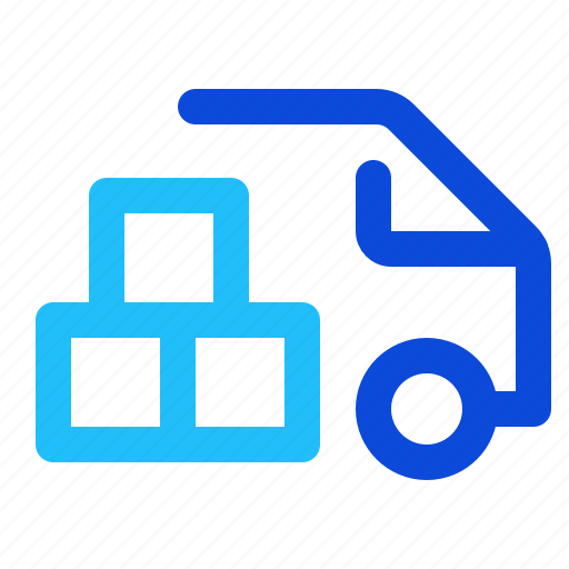 Truck, boxes, packages, delivery, fast icon - Download on Iconfinder
