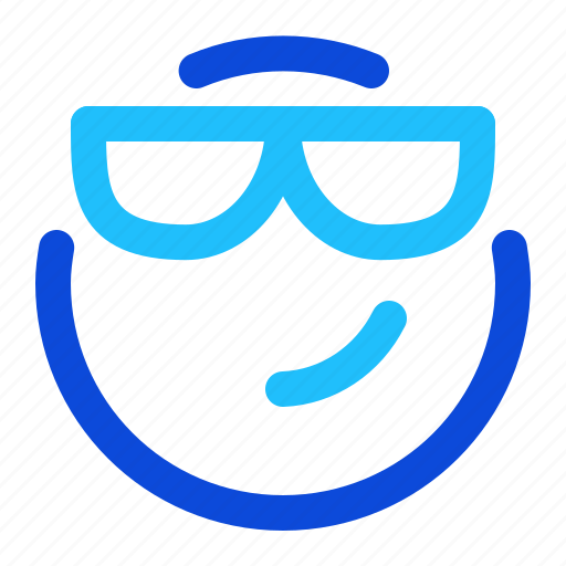 Glasses, cool, emoji icon - Download on Iconfinder