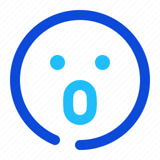 Surprised, emoji, shock icon - Download on Iconfinder