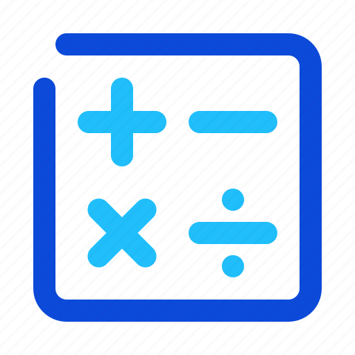 Calc, math, calculation, mathemetics, tool icon - Download on Iconfinder