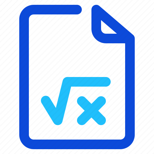Document, math, function, formula icon - Download on Iconfinder