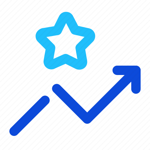 Star, rating, growth, graph icon - Download on Iconfinder