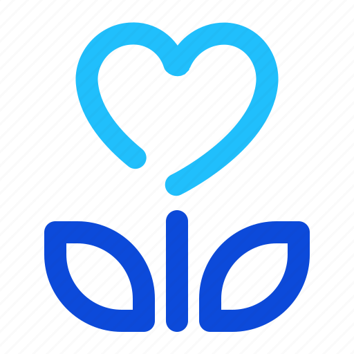 Flower, heart, love, growth icon - Download on Iconfinder