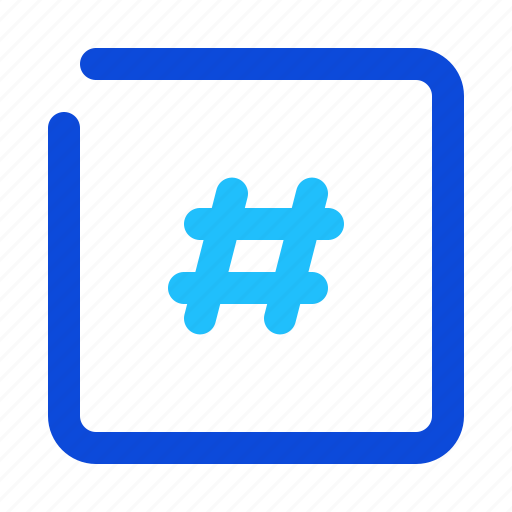 Hashtag, tag, topic, sign icon - Download on Iconfinder