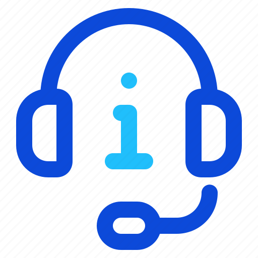 Headphones, information, support icon - Download on Iconfinder