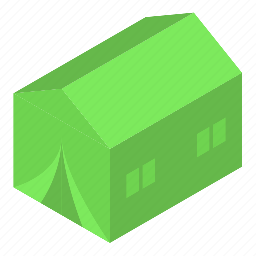 Protective, tent, isometric icon - Download on Iconfinder