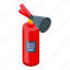 fire, extinguisher, isometric 