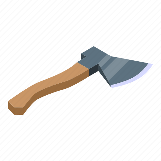 Axe, isometric, blade icon - Download on Iconfinder