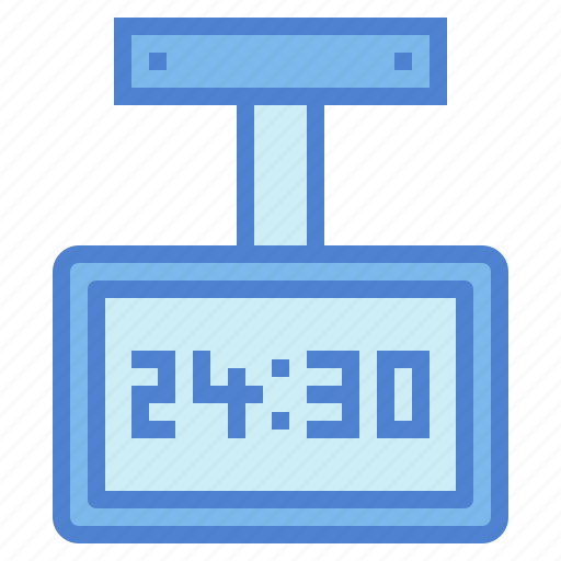 Clock, digital, electronic, time icon - Download on Iconfinder
