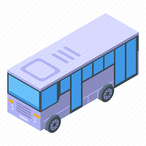 Bus, isometric, car icon - Download on Iconfinder