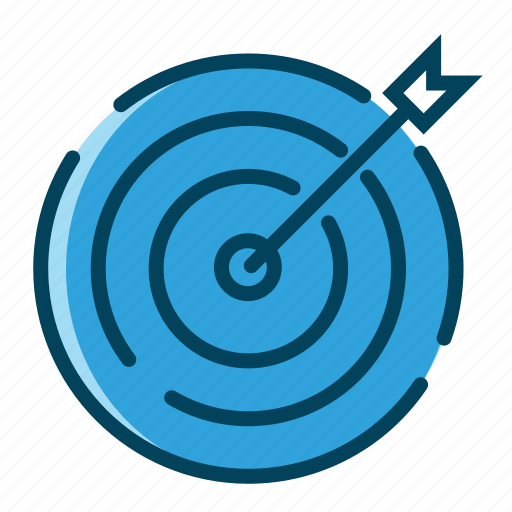 Business strategy, target, target arrow, aim, archery, focus, goal icon - Download on Iconfinder