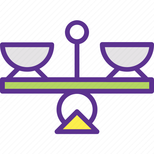 Balance scale, equality, equalizer, level, scale icon - Download on Iconfinder