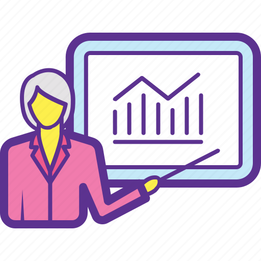 Bar chart analysis, business analyst, business presentation, project review, statistic analytics icon - Download on Iconfinder