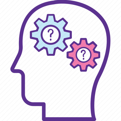 Brain questions, brainstorming, innovation, mental interrogation, solution icon - Download on Iconfinder