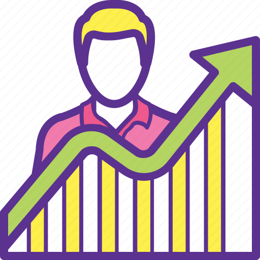 Businessman promotions, career growth, career promotion, job improvement, successful promotions icon - Download on Iconfinder