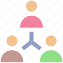 hierarchy, leader, men, social, staff, team, users
